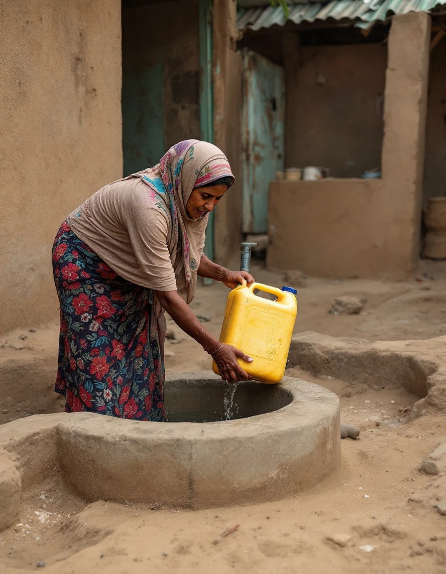 Children accessing clean water in Iraq